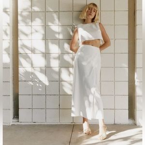 NWT Reformation Mylie Two Piece Size 0